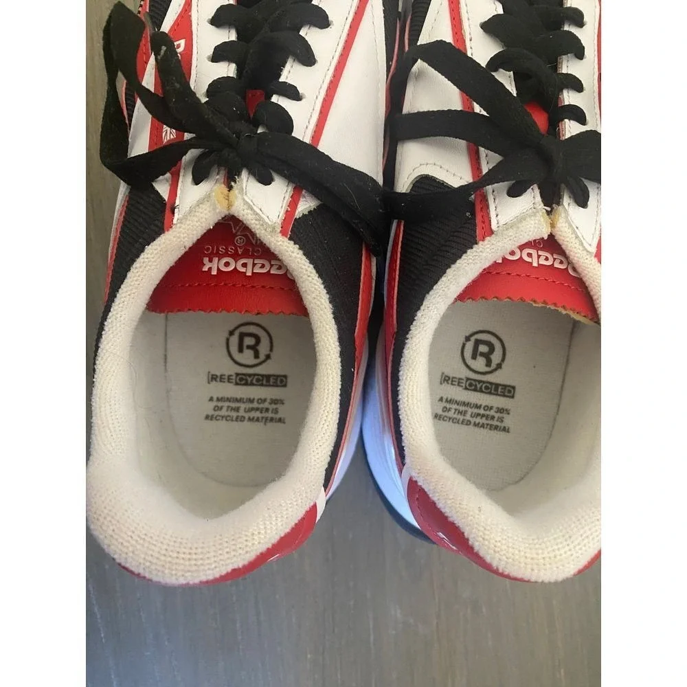 Reebok Classic Legacy AZ Red White Black‎ Sneakers GX5306 Mens 9.5 Womens 11